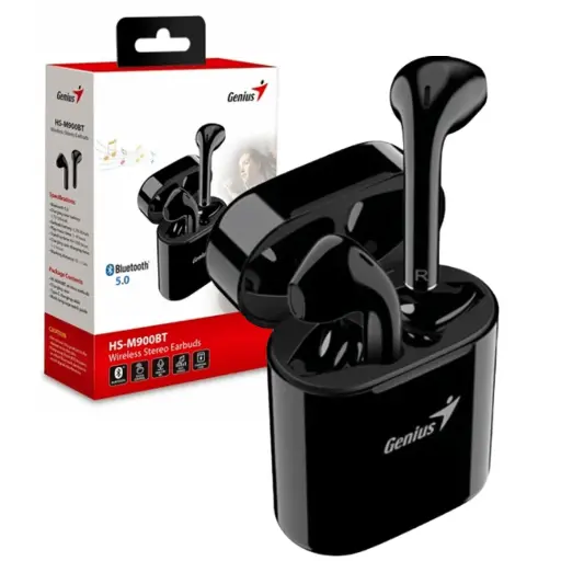 AURICULARES GENIUS HS-M900BT BT5.0 BLACK