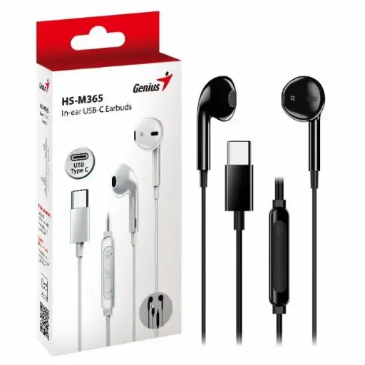 AURICULAR GENIUS IN EAR HS-M365 USB-C 